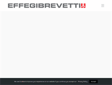 Tablet Screenshot of effegibrevetti.com